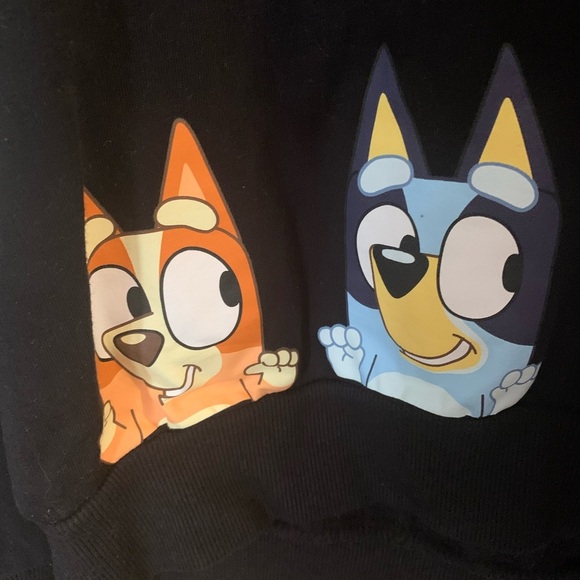 Kids Bluey Black Sweatshirt - Picture 3 of 7